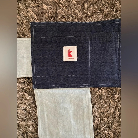 Indonesian Designer unisex funky utility style wrap  denim belt Jakarta fashion - Picture 4 of 16